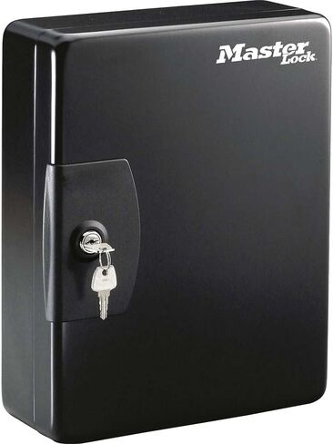 Marlies Dekkers Master Lock KB-25ML Key Cabinet (مثبت على الحائط مع 25 خطافًا مفتاحًا) ، صغير in Kuwait