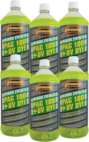 TSI Supercool A/C Comp Lube، صبغة للأشعة فوق البنفسجية، 32 أونصة، Flsh PNT 450F (P100-32D) in Saudi Arabia
