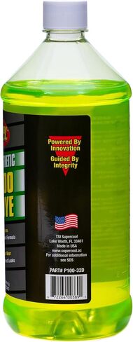 TSI Supercool A/C Comp Lube، صبغة للأشعة فوق البنفسجية، 32 أونصة، Flsh PNT 450F (P100-32D) in Saudi Arabia