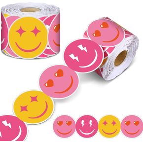 Zonon 65 Feet Happy Face Bulletin Board Border Colorful Smile Bulletin Board Trim Border for Back to School Classroom Chalkboard Decoration(Bright Face)