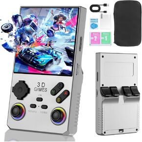 2025 V40MAX Upgraded Retro Handheld Game Console, Built in 40,000+Classic Games, 40+Simulators, Linux System, 4.0-inch 4K HD IPS Screen Video Player, 256GB, Portable Pocket Arcade Console(Black)