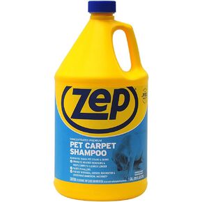 Zep Premium Pet Carpet Shampoo - 1 Gallon (Case of 2) ZUPPC128 - Concentrated Pro Formula Removes Tough Pet Stains and Odors in Kuwait
