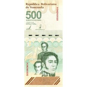 500 Bolivar Digital (Digitales) Banknote, 2023, Uncirculated - 500 Million Bolivares w/COA