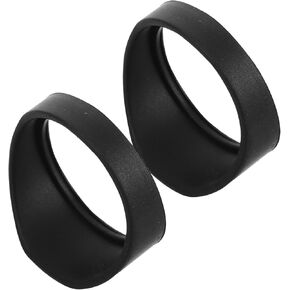 NUOBESTY 2pcs Protective Eyepiece Covers for Microscopes and Telescopes Replaceable Lens Shields Inner Diameter for Easy Installation and Enhanced Eye Protection