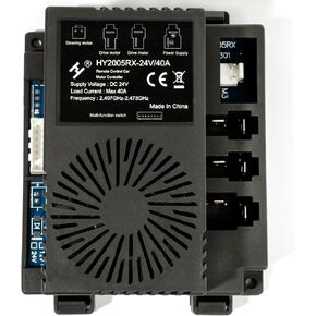 HY2005RX-24V/40A Controller, Receiver Control Box, Suitable for Replacement Parts of 24V Children's Electric Vehicles.