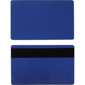 Pack of 10 Premium Graphic Quality Dark Navy Blue PVC w/HiCo 3 Track Mag Stripe Cards CR80 30 Mil Standard Credit Card Size CR8030HI by MY ID City