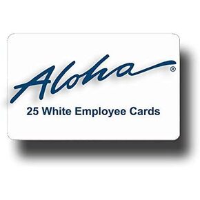 25 Pack Aloha Pos Server بطاقات مغناطيسية