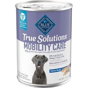 Blue Buffalo True Solutions Mobility Care Wet Dog Food for Adult Dogs, Made with Natural Ingredients, Chicken, 12.5-oz. cans (12 Count)