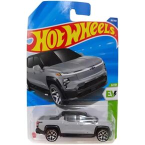 Hot Wheels Silverado EV RST DIECAST CAR ، HW EV Series ، 1:64 Scale