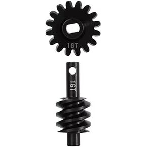 RC Praff Part متوافق مع محوري لـ SCX24 1/24 RC الزاحف ترقية الأجزاء على الأجزاء الفضائية Underdrive Underdrive Worm Axle Axle Gears 12T 13T 14T 16T (14T)