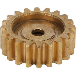 Servo spline Gear Brass 20T Mod 0.8 - مكون نقل الطاقة الصناعي مع تضخيم عزم الدوران 5x ، معدات محرك CNCMachined CNCMachined
