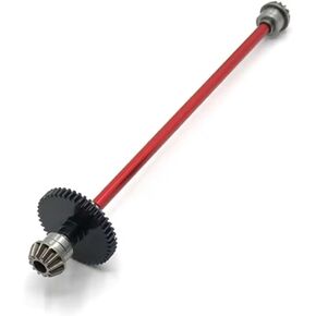 Compatible with Wltoys 144001 144002 144010 Center Drive Shaft Assembly Steel Reduction Gear 27T Motor Gear 1/14 RC Car Upgrade Parts RC Car Accessories(Yellow)