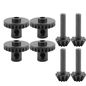 أجزاء إصلاح RC متوافقة مع WPL C14 C24 B24 B36 لـ MN D90 D99 MN99S 8PCS إكسسوارات ترقية الترس الأمامية والخلفية