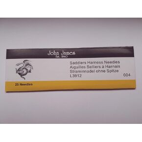جون جيمس ساددلرز تسخير الإبر - نقطة مستديرة - 25 حزمة ، حجم 002 - متوسطة in Kuwait