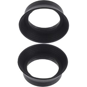 2Pcs Rubber Eyepiece Covers for Stereo Microscopes Replaceable Lens Guards Protects Eyes from Glare Fatigue Easy to Install Detach for Lab Work
