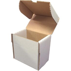 BCW 5-Inch Semi Rigid #1 Card Holder Storage Box - 1ct | Holds 130 Semi-Rigid Card Holders | Vertical Trading Card Storage Box for Baseball, Pokemon, Sports Cards