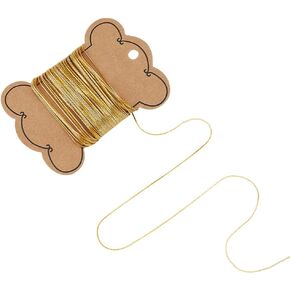 UNICRAFTALE 30 Feet Metal Necklace Chains for Jewelry Making Golden Cable Chains 0.9mm Wide Cardano Chain Soldered Necklace Chain for Women Men DIY Bracelet Jewelry Making