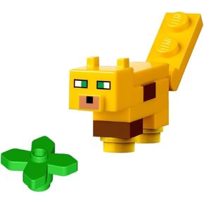 Lego Minecraft Minifigure - Ocelot Animal (من المجموعات 21125 ، 21132)