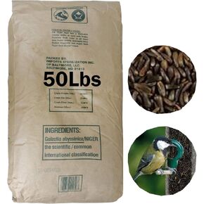 Nyjer Seeds – Premium High Energy Wild Bird Thistle Food – Finches – Garden Backyard Birds – Great for Bird Feeders