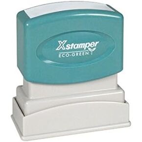 XSTAMPER ختم مخصص مخصص N10 1/2 "x 1-5/8"