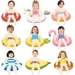 45Pcs Summer Paper Cutouts Cardboard Cut Outs for DIY Craft Classroom Hawaiian Beach Surf Bulletin Board Decorations Tropical Classroom Decor for Wall Home Party