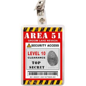 Area 51 Security Access ID Badge