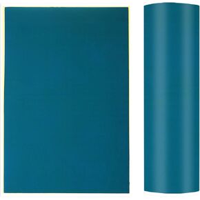 PATIKIL 15.3x10.4 Inch Laser Engraving Paper, 2 Pcs Laser Engraving Marking Color Paper for Fiber Laser Marking and Engraving on Metal Ceramics Glass, Teal