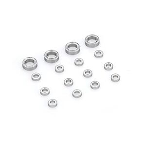 RC Spare Part Compatible with WPL C14 C24 B36 for MN D90 for for MN99S RC Car Upgrade Parts Accessories 16PCS Steel Bearing 3X6X2mm 6X10X3mm