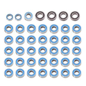 RC Car Parts Compatible with Tamiya RC Car Upgrade Parts Accessories 42pcs Sealed Bearing Kit