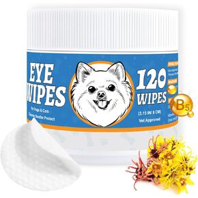 مسحوق إزالة البقع المسيل للدموع للكلاب والقطط من يبيسي - تركيبة لطيفة لامتصاص الدموع وتفتيحها ومنع البقع - آمنة وفعالة - 2.8 أونصة. in Kuwait