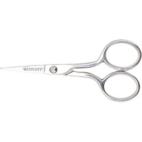 Westcott Forged 8in & 5in Scissors for Fabric and Paper Crafts, 2-Pack, Detail Snips and Heavy Duty Shears, Dressmaker Shears for Sewing, Tailoring, Quilting, Art, Office