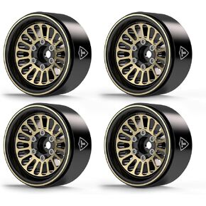 TREAL 1.9 BEADLOCK WHEELS الأوزان الثقيلة (215G/0.47 رطل لكل عجلة) لـ 1/10 Crawlers TRX4 SCX10 III Gen8 Ascent H10 VS4-10 （A））