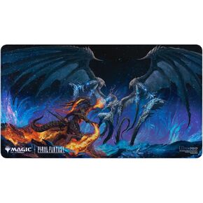 Final Fantasy x Universes Beyond Traveling Chocobo (Black) Holofoil Playmat for Magic: The Gathering