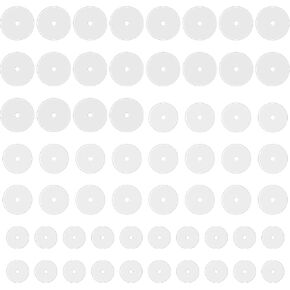 60Pcs Clear Piercing Discs, Plastic Earring Backs, Earrings Backs for Droopy Ears Earrings Stoppers, Belly Button Piercing Kit for Earring Back and Jewelry Crafts
