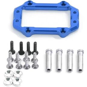 Metal Steering Servo Mount Compatible with 1/8 KRATON Outcast SENTON Talion Typhon 6S BLX RC Car Upgrades Parts(Blue)