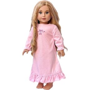 DreamWorld Collections - Sweet Dreams - Pink Nightgown for 18 Inch Doll (Doll Not Included)