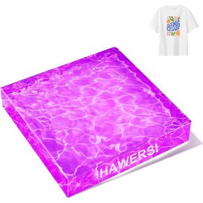 HAWERSI DTF Cooling Block with Wavy Pattern,Cooling Fast & Distribute Heat Evenly,Accelerated Cooling of HTV and Vinyl,Natural Cooling Material for Sublimation Paper,Iron on Vinyl,DTF Films