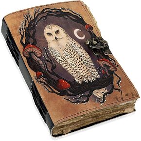 CREATIVE LEATHER ART Leather Journal | Leather Notebook | Leather Sketchbook | Leather Blank Book | Leather Blank Journal | Leather Blank Notebook | Men Leather Journal | Women Leather Journal