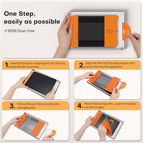 OMOTON [2 Pack] Screen Protector Compatible with iPad 9th 8th 7th Generation (10.2 Inch, iPad 9/8/7, 2021&2020&2019) Tempered Glass/Apple Pencil Compatible in Kuwait