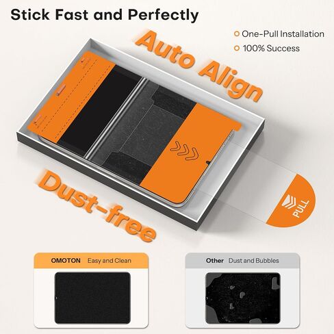 OMOTON [2 Pack] Screen Protector Compatible with iPad 9th 8th 7th Generation (10.2 Inch, iPad 9/8/7, 2021&2020&2019) Tempered Glass/Apple Pencil Compatible in Kuwait