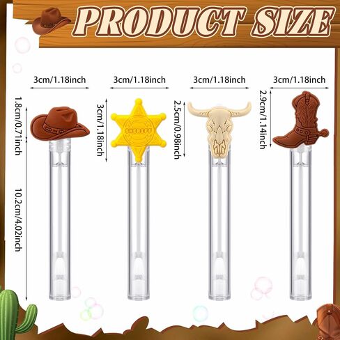 Civaner 36pcs Western Cowboy Bubble Wands Party Formor in Kuwait