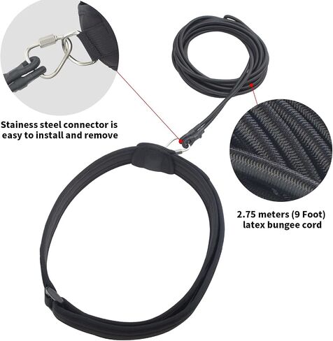 UCEDER Swim Ankle Strap Stationary Swimming Swim Resistance Strap Swim Training Tether Swim Training Leash in Kuwait