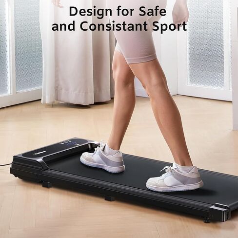 Under Desk Walking Pad Treadmill, TheNeat Portable Treadmill for Home and Office, 2.5HP Ultra Quiet Under Desk Treadmill 2 in 1 for Walking and Jogging, Remote Control, LED Display, Walking Treadmill in Saudi Arabia