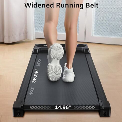 Under Desk Walking Pad Treadmill, TheNeat Portable Treadmill for Home and Office, 2.5HP Ultra Quiet Under Desk Treadmill 2 in 1 for Walking and Jogging, Remote Control, LED Display, Walking Treadmill in Saudi Arabia