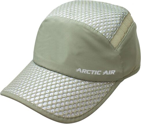 Arctic Air Evaporative Cooling Hat - UV Reflective Technology for Protection from UV Rays, Hydro-Chill Evaporative Cooling Liner, Beige, One Size (Adjustable) - Sun Hat in Kuwait