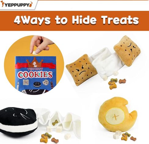YEPPUPPY Dog Plush Toy Set with Snack Bag (Potato Chips) in Saudi Arabia