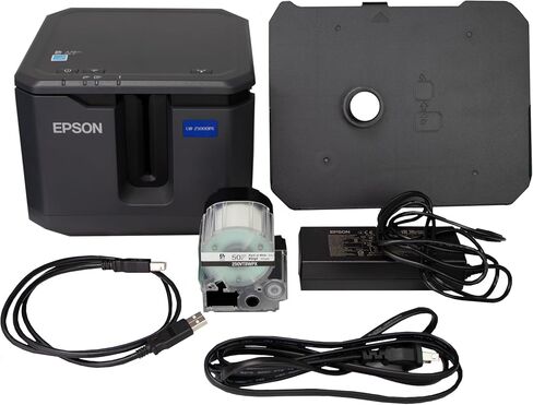 Labelworks Epson LW -Z5000PX Maker Industrial Label Maker - مجموعة طابعة كاملة مع الملحقات ، لفات الملصقات السائبة PX 147 '، طابعة سطح المكتب in Saudi Arabia