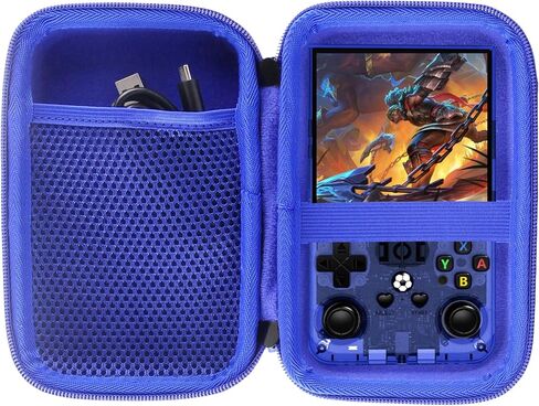 WERJIA Hard Case Compatible with RG34XX/R36MAX Retro Handheld Game Console (Grey) in Saudi Arabia