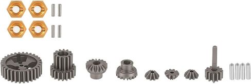 40CRO Steel Transmission Gear Kit & Brass Whex hex Kit for Losi Micro B Micro-T RC Progrants Part in Saudi Arabia