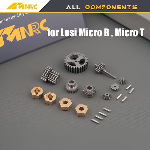 40CRO Steel Transmission Gear Kit & Brass Whex hex Kit for Losi Micro B Micro-T RC Progrants Part in Saudi Arabia
